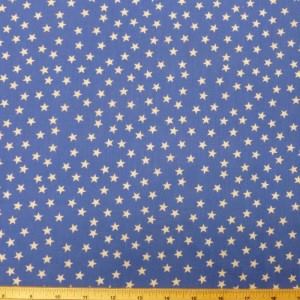 Fabric Letters 10cm – Blue Mini Stars