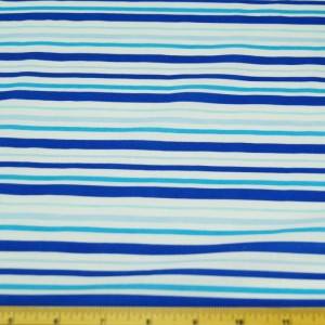 Fabric Letters 21cm – Blue Stripes