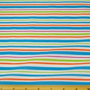 Fabric Letters 10cm – Multi Coloured Stripes
