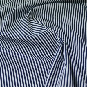Fabric Hearts 12cm – Navy Stripes