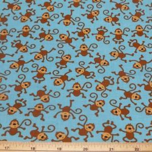 Fabric Letters 21cm – Zoofari Monkey